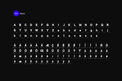 Xenon Nue - A premium sans-serif font family