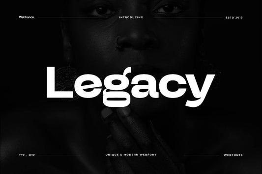 Legacy - Unique Sans-Serif font