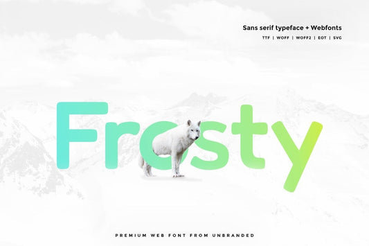 Frosty - Modern Typeface