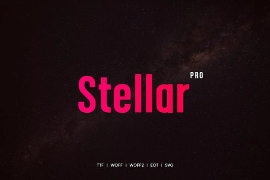 Stellar - Typeface + Webfonts