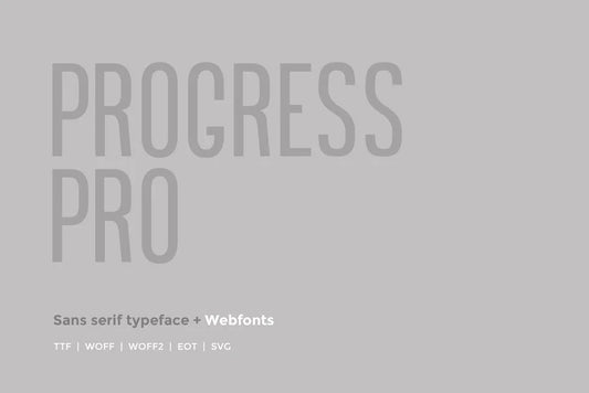 progress Modern logo font