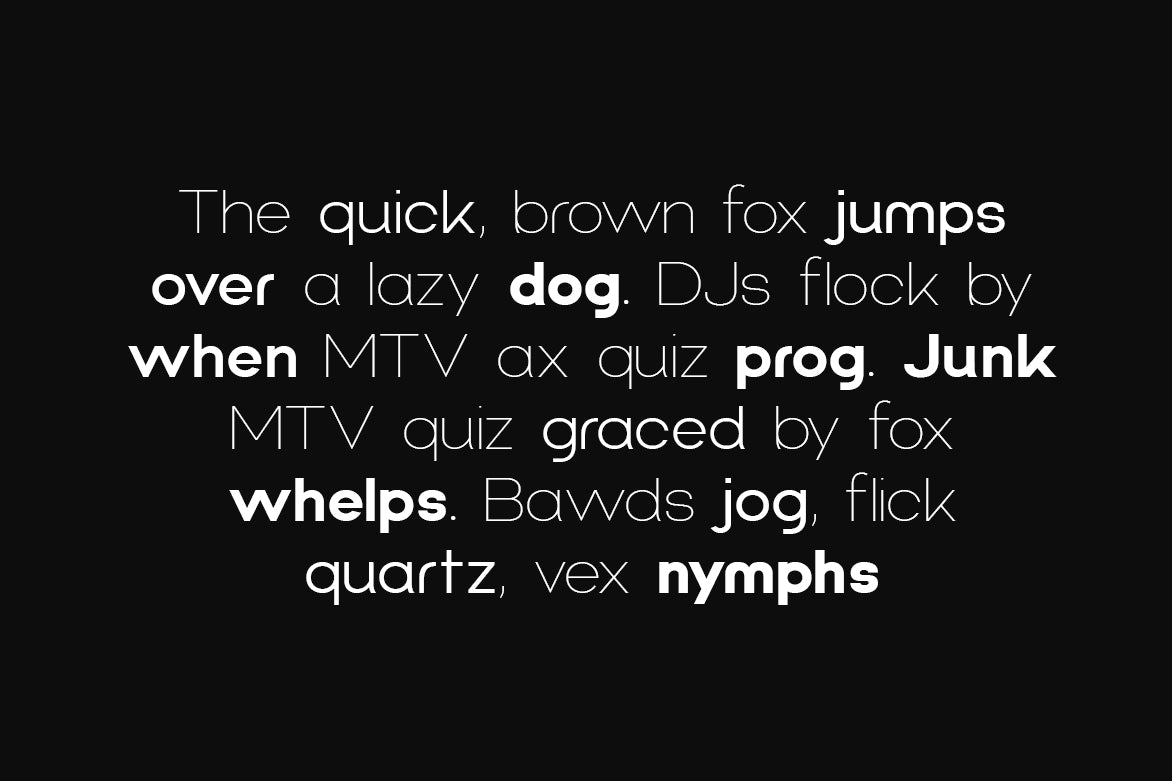 Techno Nue - A Modern Sans-Serif Font Family