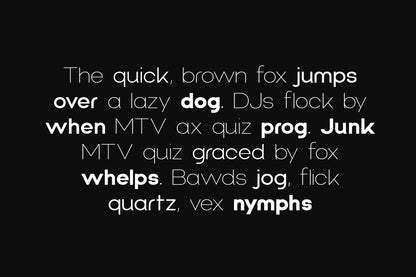 Techno Nue - A Modern Sans-Serif Font Family