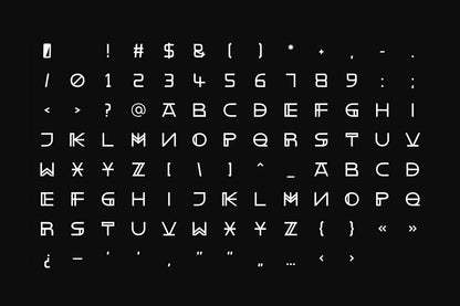 Brunoe - Futuristic Display Typeface