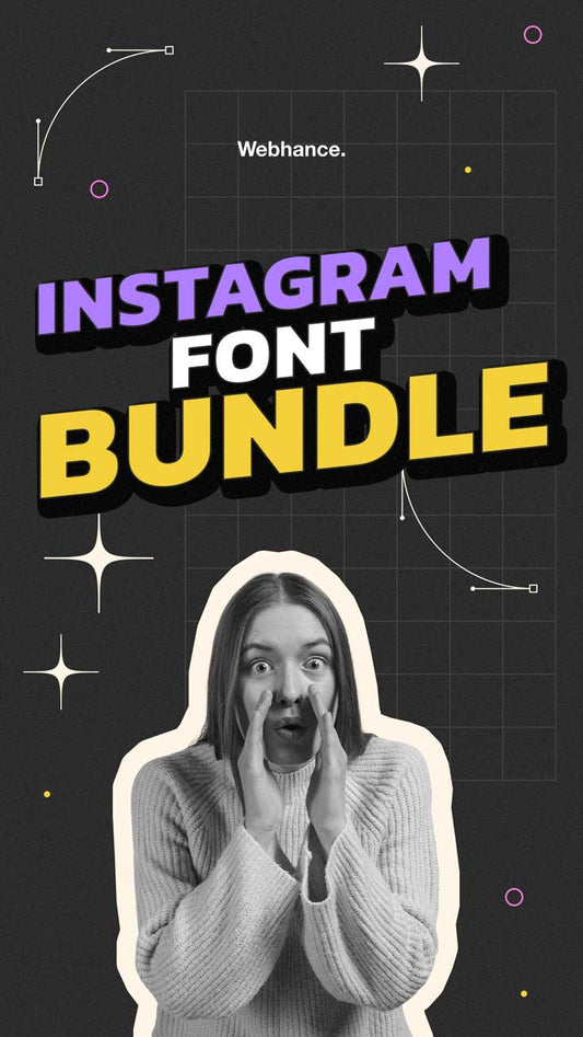 Instagram Fonts Bundle from Webhance Studio V1.0