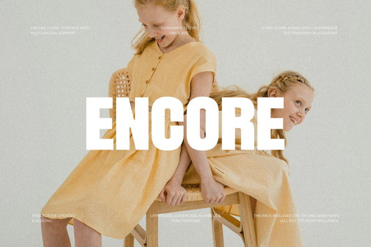 Encore Ultra - Modern Sans-Serif Font family