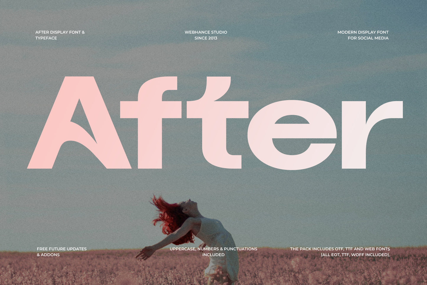 After - Modern Display Sans-Serif Font family