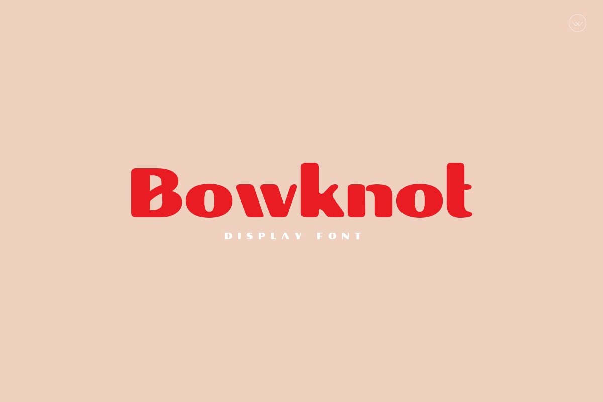 Bowknot instagram font