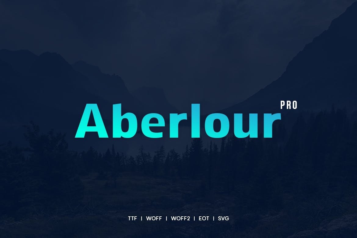 Aberlour - Modern Typeface