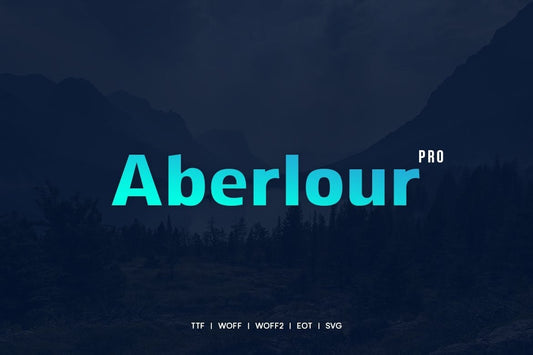 Aberlour - Modern Typeface