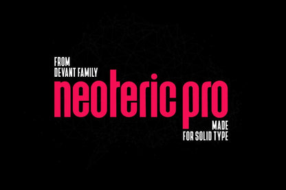 Devant Neoteric Pro Modern Typeface + Webfont