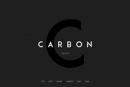 Carbon - Modern WebFont
