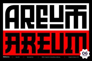 AREUM Display Font